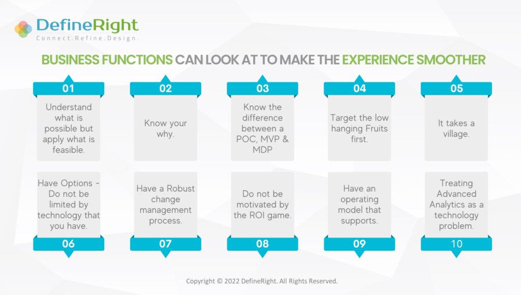 Ten things to Focus on before Kicking-Off an Advanced Analytics journey | DR Blog Inner Creative