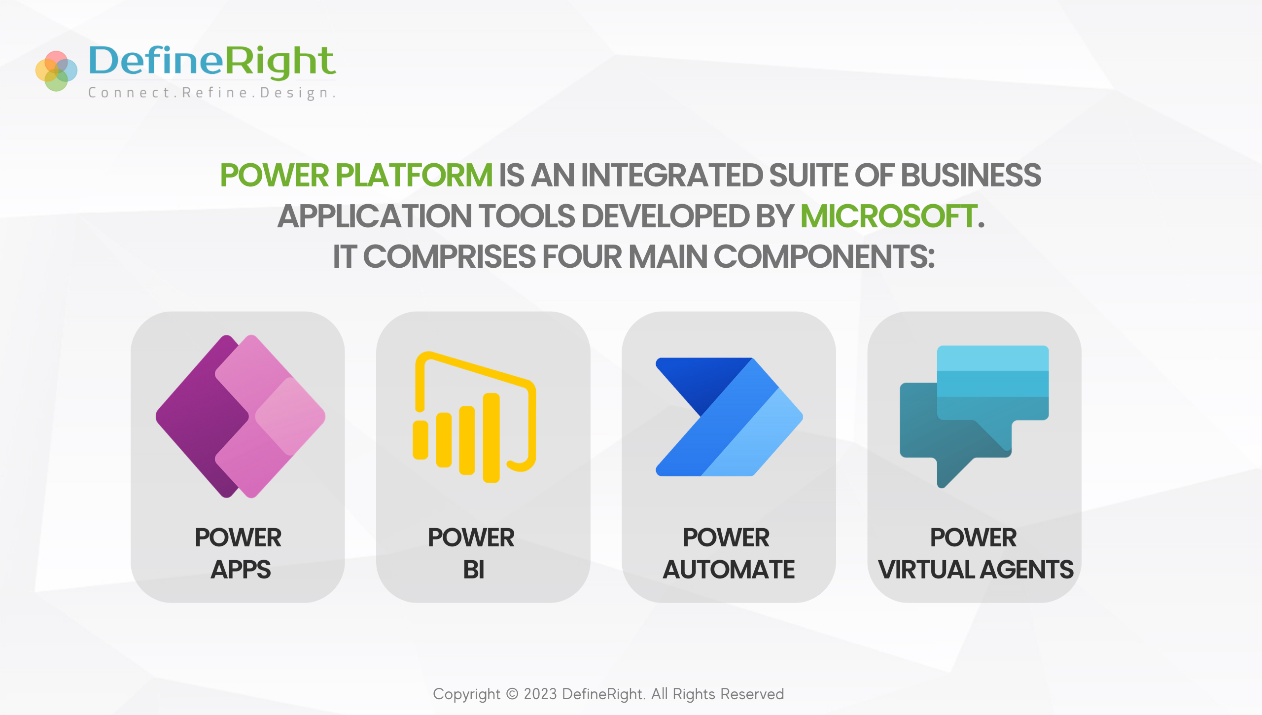 Power Platform – An Integrated Suite of Business Applications | DR Blog Inside Creative